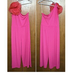 C Wonder Organza Flower Jumpsuit - Size: XL - NWT